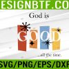 WTM 05 182 God is Good Retro Svg, Eps, Png, Dxf, Digital Download