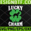 WTM 05 20 Shamrock Leaf Lucky Charm Blue Heeler Dog St Patrick's Day Svg, Eps, Png, Dxf, Digital Download