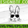 WTM 05 223 Bunny Face With Sunglasses For Boys Men Kids Easter Day Svg, Eps, Png, Dxf, Digital Download