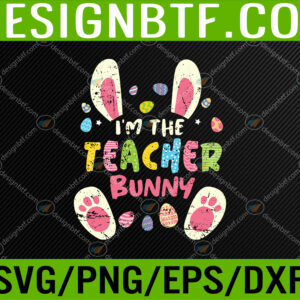 WTM 05 260 Teacher Easter Matching Family Party Bunny Face Svg, Eps, Png, Dxf, Digital Download