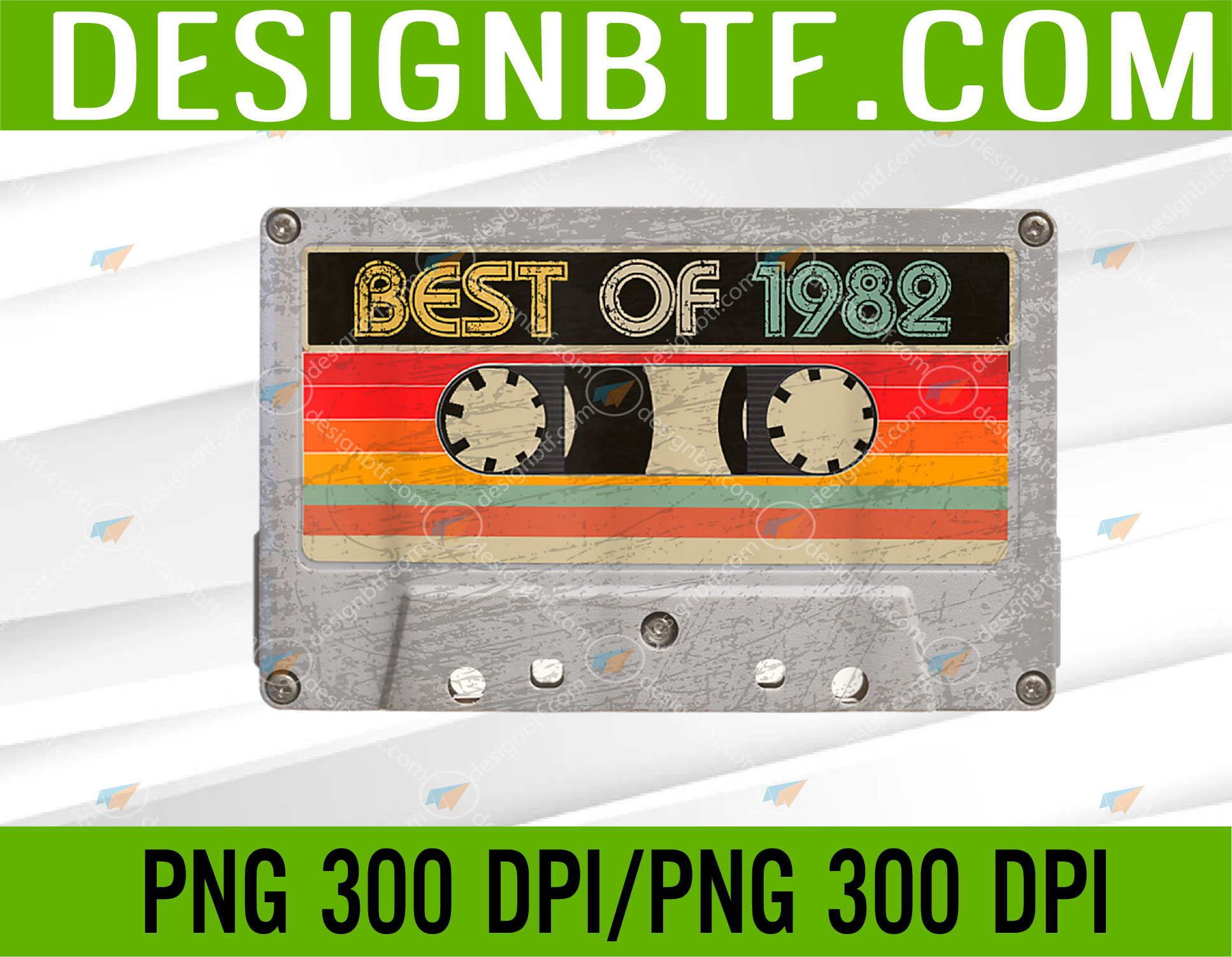 Best Of 1982 40th Birthday Cassette Tape Svg, Eps, Png, Dxf, Digital ...