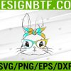 WTM 05 302 Dy Cute Bunny Face Tie Dye Glasses Easter Day Svg, Eps, Png, Dxf, Digital Download