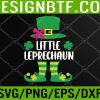 WTM 05 7 Kids Little Leprechaun with Pink Bow for Girls St Patricks Day Svg, Eps, Png, Dxf, Digital Download