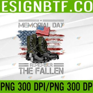 WTM 05 114 Memorial Day Remember The Fallen Veteran Military Vintage png, Digital Download