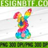 WTM 05 122 Cute Bunny Rabbit Tie Dye Bow Tie Easter Day PNG, Digital Download