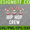 WTM 05 158 Cool Hip Hop Bunny Crew | Easter Egg Svg, Eps, Png, Dxf, Digital Download