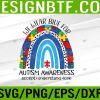 WTM 05 228 We Wear color Blue Autism Awareness, Accept Understand Svg, Eps, Png, Dxf, Digital Download