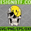 WTM 05 23 Smiley Face Skull Svg, Eps, Png, Dxf, Digital Download