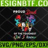 WTM 05 252 Proud Dad Of The Toughest Girl I Know Cute Puzzle Heart Svg, Eps, Png, Dxf, Digital Download