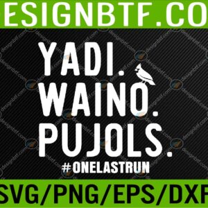 WTM 05 302 Yadi Waino Pujols Svg, Eps, Png, Dxf, Digital Download