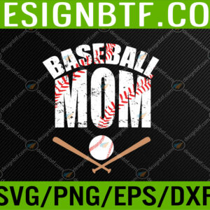 WTM 05 55 Baseball Mom mother day Svg, Eps, Png, Dxf, Digital Download