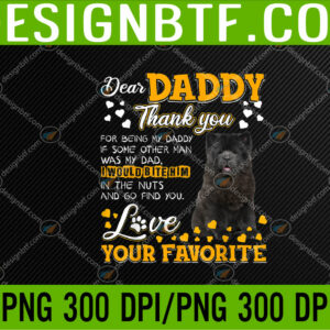 WTM 05 113 Chow Chow Dear Daddy Thank You For Being My Daddy PNG Digital Download