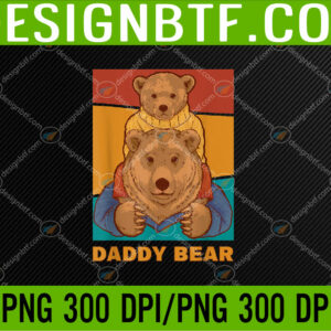 WTM 05 121 Mens Daddy Bear PNG Digital Download
