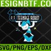 WTM 05 141 My Life as a Teenage Robot Jenny with Logo Svg, Eps, Png, Dxf, Digital Download