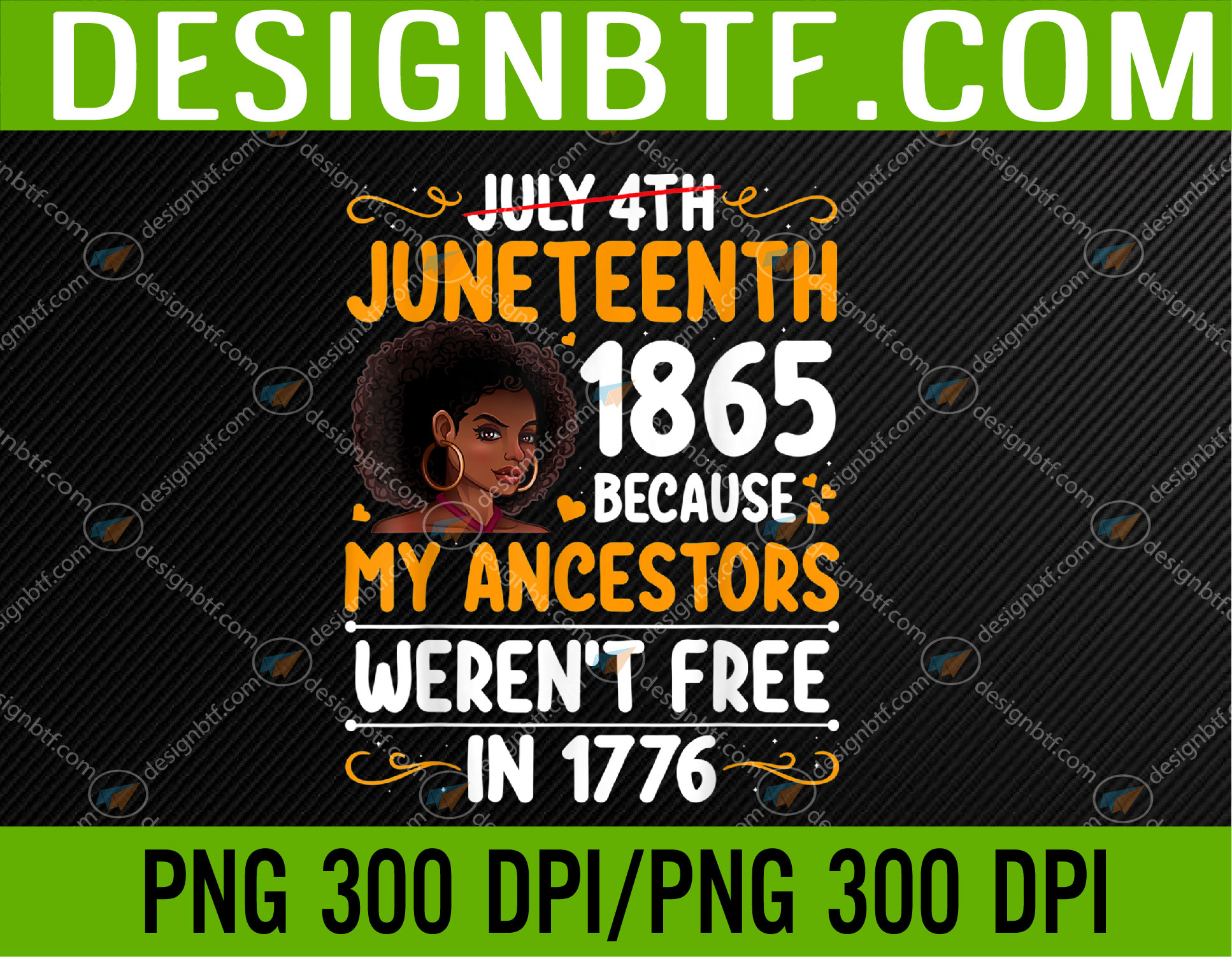 Juneteenth Ancestors 1865 Afro Girls Black History African PNG, Digital ...