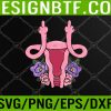 WTM 05 404 Uterus Shows Middle Finger Feminist Feminism Svg, Eps, Png, Dxf, Digital Download