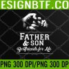 WTM 05 99 Father Son Friends Fist Bump Dad Father's Day Family PNG Digital Download