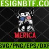 American Flag 4th Of July USA Patriotic Dog Lover Svg, Eps, Png, Dxf, Digital Download