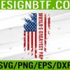 WTM 05 95 World's Greatest Pap American Flag Men Father's Day Svg, Eps, Png, Dxf, Digital Download