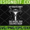 WTM 05 37 Womens Feminist Shirt My Rights Dont End Middle Finger Uterus Svg, Eps, Png, Dxf, Digital Download