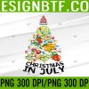 WTM 05 59 Christmas In July fruit Xmas Summer PNG, Digital Download