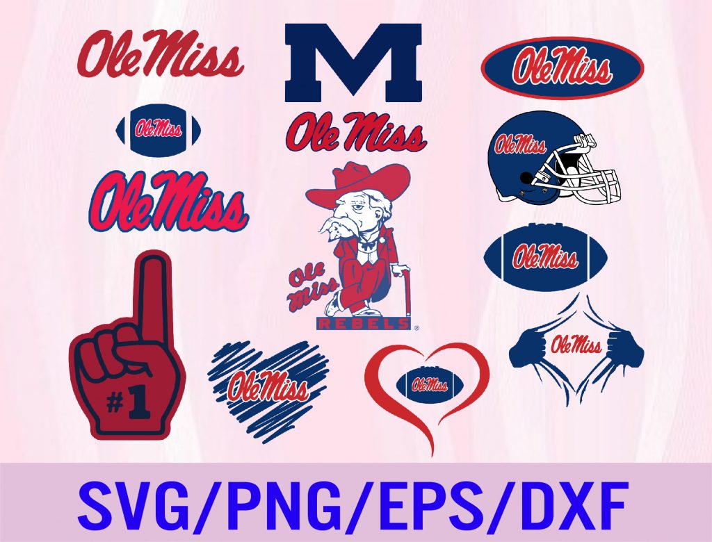 Ole Miss svg, Ole Miss team ncaa svg, ncaa team, ncaa logo bundle ...