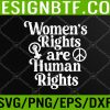 WTM 05 12 Feminist Women's Equality Rights Are Human Rights Svg, Eps, Png, Dxf, Digital Download