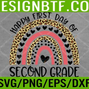 WTM 05 139 scaled Second Grade Teacher Leopard Rainbow 2nd Grade Teacher Funny Svg, Eps, Png, Dxf, Digital Download