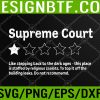 WTM 05 29 Supreme Court Review, One Star, Do Not Recommend Pro Choice Svg, Eps, Png, Dxf, Digital Download