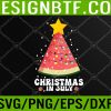 WTM 05 31 Watermelon Christmas Tree Christmas In July Summer Svg, Eps, Png, Dxf, Digital Download