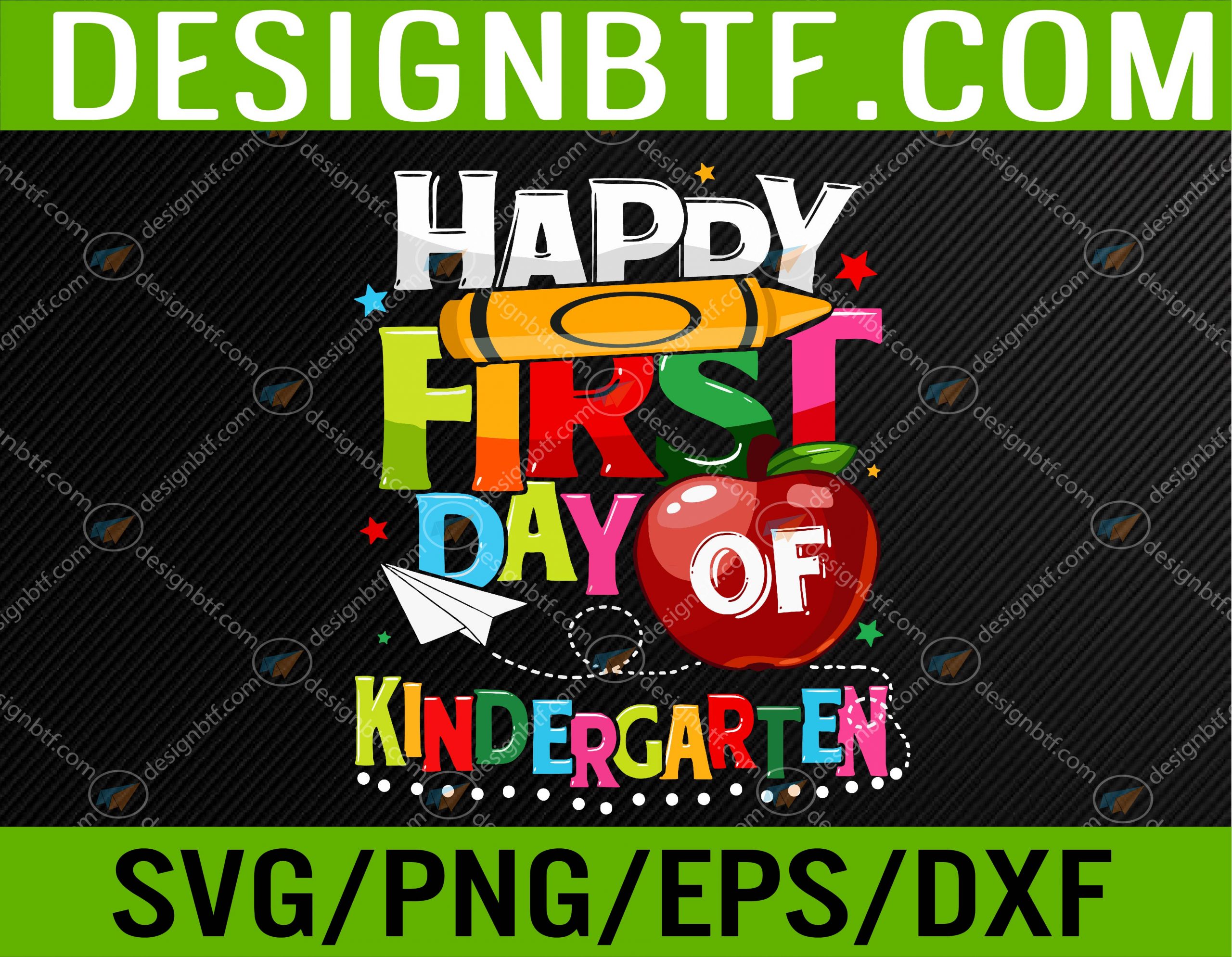 First Day Of Kindergarten teacher team Kinder girls boys Svg, Eps, Png ...