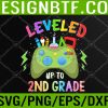 WTM 05 55 Leveled Up To 2nd Grade Gamer Back To School First Day Boys Svg, Eps, Png, Dxf, Digital Download