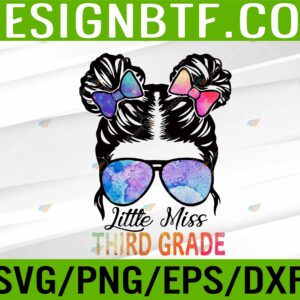 WTM 05 68 scaled Little Miss Third Grade Girls Back To School Shirt 3rd Grade Svg, Eps, Png, Dxf, Digital Download