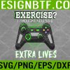 WTM 05 81 Extra Lives Funny Video Game Controller Retro Gamer Boys Svg, Eps, Png, Dxf, Digital Download