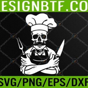 WTM 05 14 scaled Skeleton Chef Lazy Halloween Costume Cool Skull Cook Svg, Eps, Png, Dxf, Digital Download