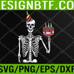 WTM 05 17 scaled Skeleton Birthday Party Lazy Halloween Costume Funny Skull Svg, Eps, Png, Dxf, Digital Download
