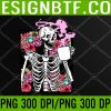 WTM 05 39 Halloween Coffee Drinking Skeleton Skull PNG, Digital Download