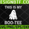 WTM 05 46 Funny Halloween Ghost "This is my Boo-Tee" Svg, Eps, Png, Dxf, Digital Download