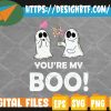WTM web moi 05 47 Youre My Boo Lazy Halloween Costume Funny Ghost Svg, Eps, Png, Dxf, Digital Download