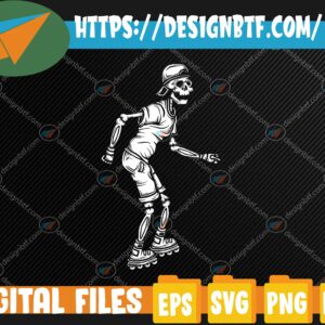 WTM web moi 05 53 scaled Skeleton Roller Skate Lazy Halloween Costume Skating Skater Svg, Eps, Png, Dxf, Digital Download