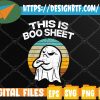 WTM web moi 05 54 This Is Boo Sheet Ghost Retro Halloween Costume Svg, Eps, Png, Dxf, Digital Download