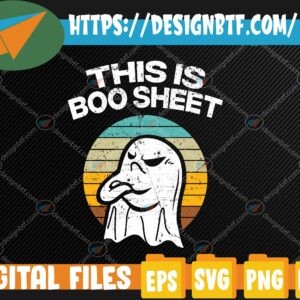 WTM web moi 05 54 scaled This Is Boo Sheet Ghost Retro Halloween Costume Svg, Eps, Png, Dxf, Digital Download
