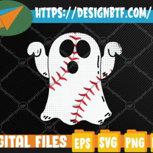 WTM web moi 05 55 scaled Baseball Ghost Baseball Lover Halloween Costume Svg, Eps, Png, Dxf, Digital Download