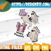 Leopard Ghost Nurse Halloween Costume Fall Scrub Top Svg, Eps, Png, Dxf, Digital Download