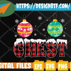 WTM web moi 05 3 Chest Nuts Matching Chestnuts Funny Christmas Couples Chest Svg, Eps, Png, Dxf, Digital Download