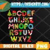 WTMWEBMOI 05 64 Christmas Alphabet ABCs Elemeno Teacher Student PNG, Digital Download