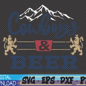 WTMWEBMOI 06 5 Cowboys-And Beer, Rodeo Western Country Svg, Eps, Png, Dxf, Digital Download
