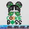 WTMWEBMOI 06 19 Scout Cookie Boss Girls Kidlife Messy Bun Sunglasses Svg, Eps, Png, Dxf, Digital Download