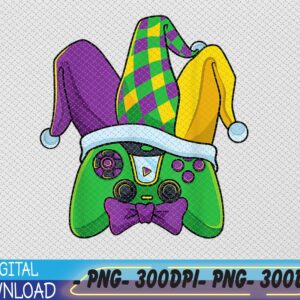 Mardi Gras Video Game Controller Jester Hat Svg, Eps, Png, Dxf, Digital Download