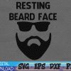 WTMWEBMOI 06 54 Resting Beard Face Funny Beard Svg, Eps, Png, Dxf, Digital Download